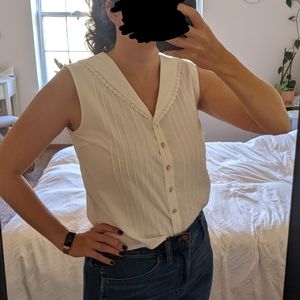 Retro cotton top